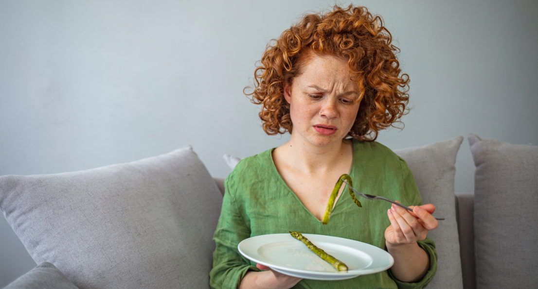 A woman with avoidant/restrictive food intake disorder